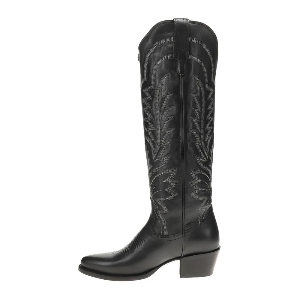 Abby Embroidered Pointed Toe Cowboy Boots
