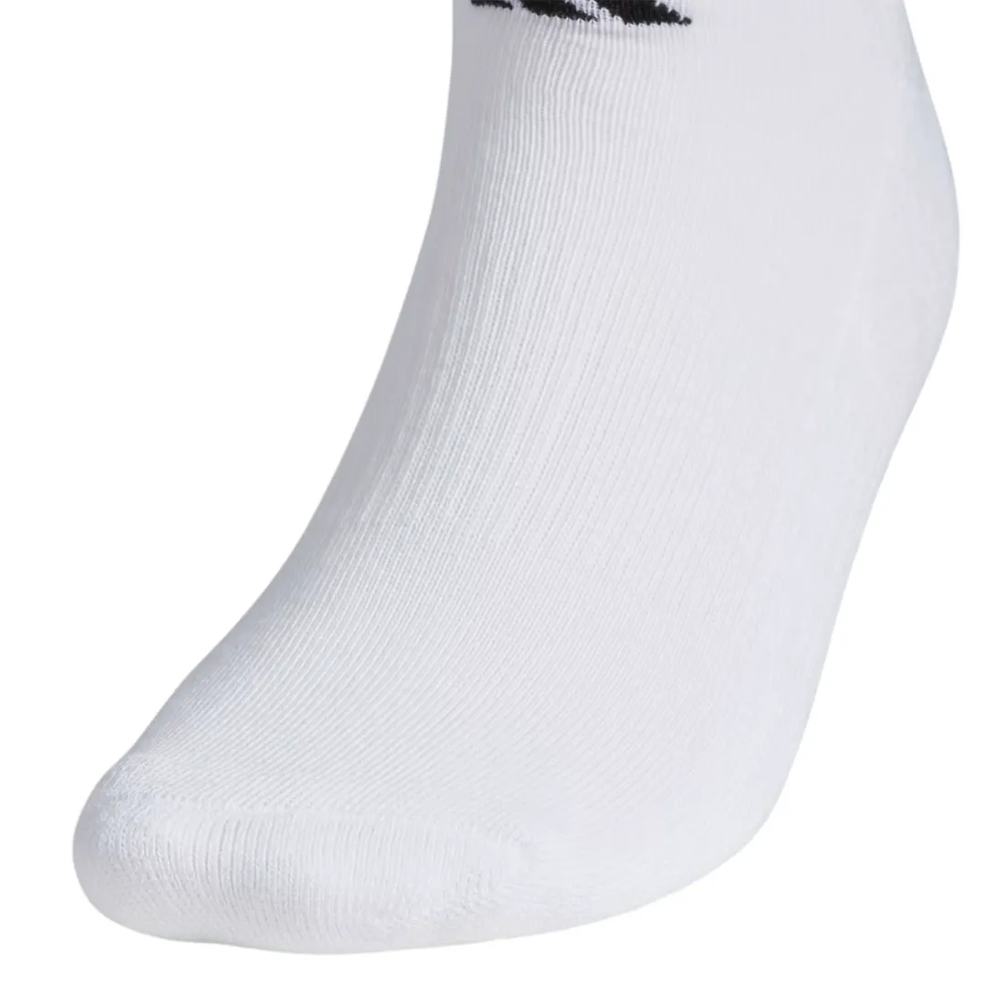 Adidas - Men's Athletic Cushioned No - Show Socks (6 Pack) - White / Black