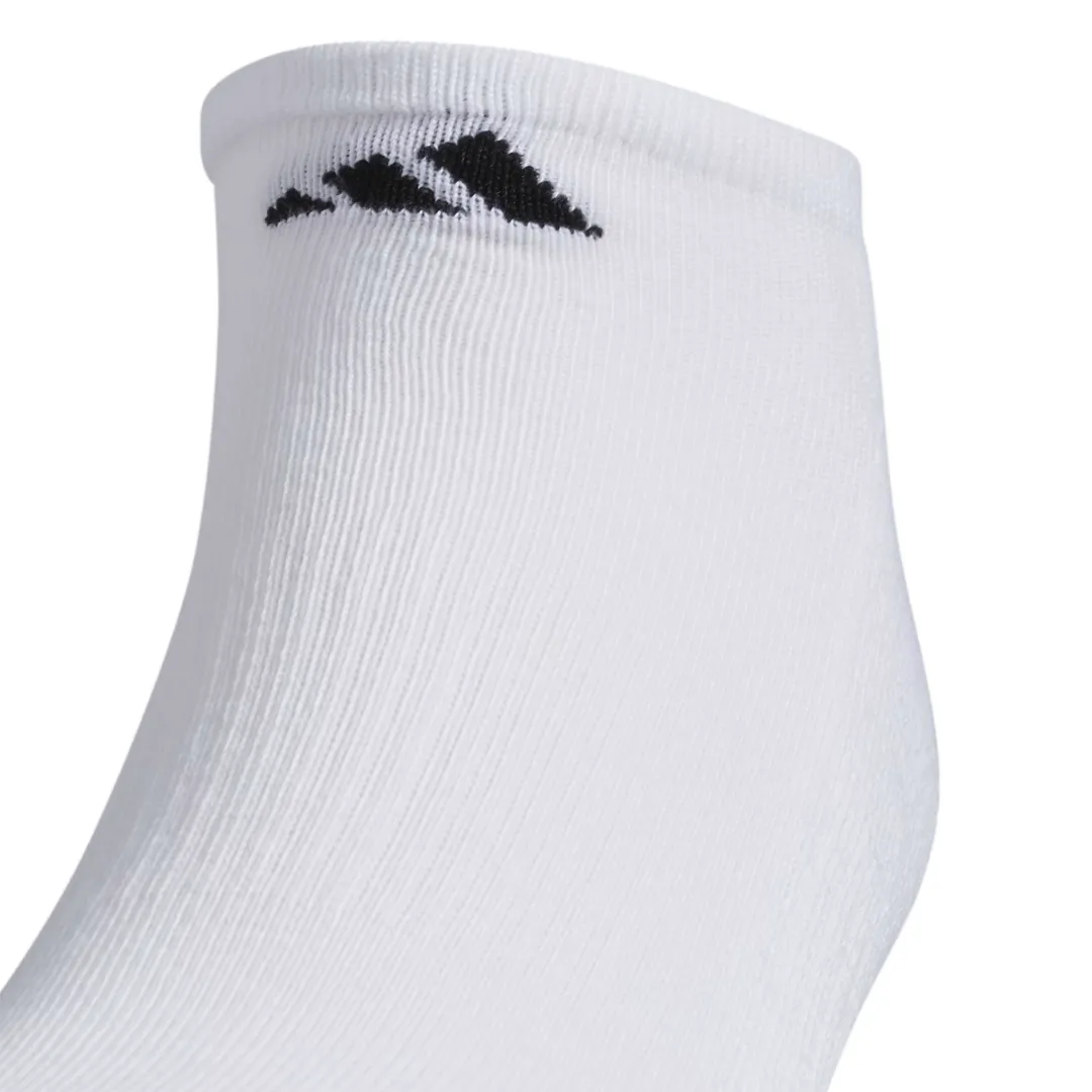 Adidas - Men's Athletic Cushioned No - Show Socks (6 Pack) - White / Black