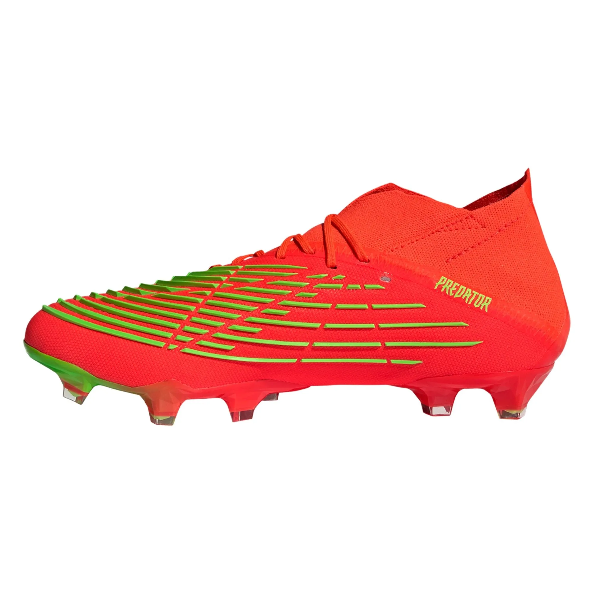adidas Predator Edge.1 FG Firm Ground Soccer Cleat - Solar Red/Solar Green/Core Black