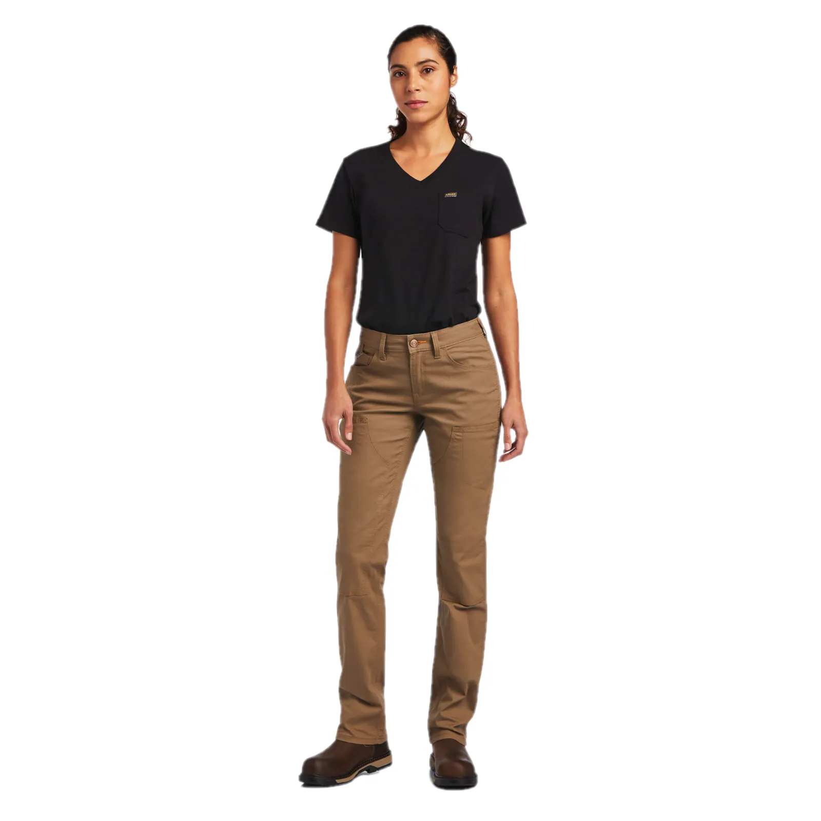 Ariat® Ladies Rebar DuraStretch™ Double Front Field Khaki Pants 10041070