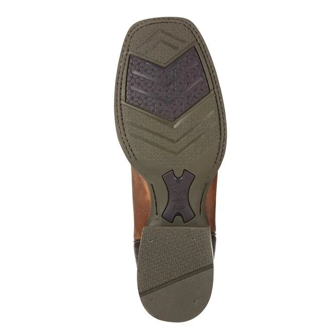Ariat Mens Top Hand Square Toe Cowboy Boots - Trusty Tan