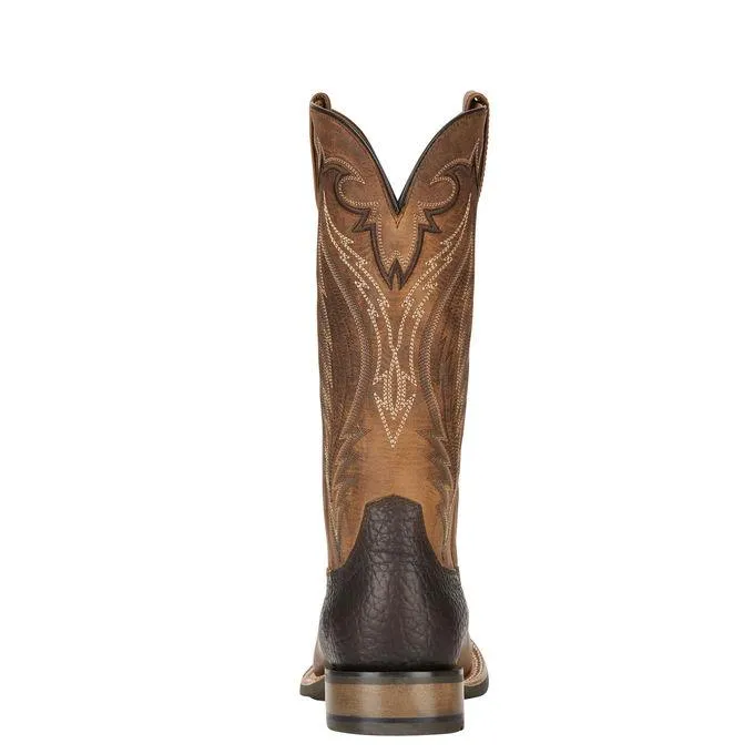Ariat Mens Top Hand Square Toe Cowboy Boots - Trusty Tan