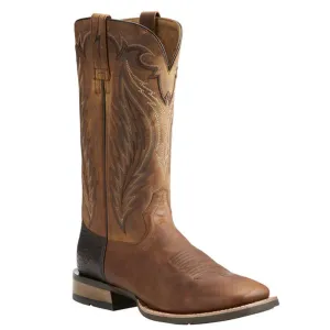 Ariat Mens Top Hand Square Toe Cowboy Boots - Trusty Tan