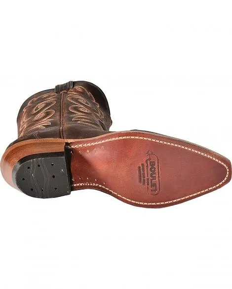 Boot Women's SO (6007) - 12" Cowboy Toe Boot with Cutouts in Laid Back Copper