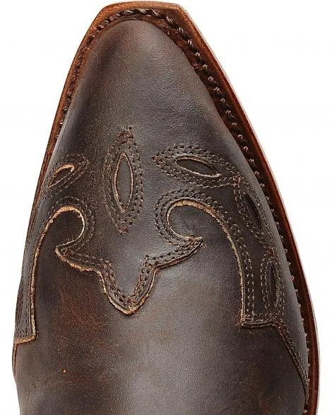 Boot Women's SO (6007) - 12" Cowboy Toe Boot with Cutouts in Laid Back Copper