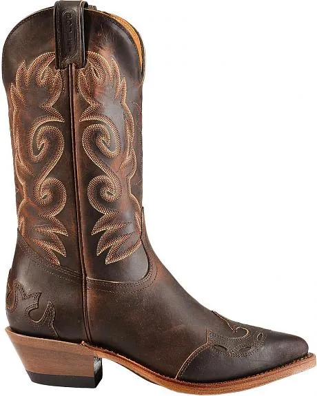 Boot Women's SO (6007) - 12" Cowboy Toe Boot with Cutouts in Laid Back Copper