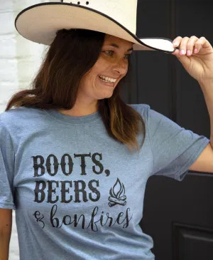 Boots, Beers & Bonfires T-Shirt
