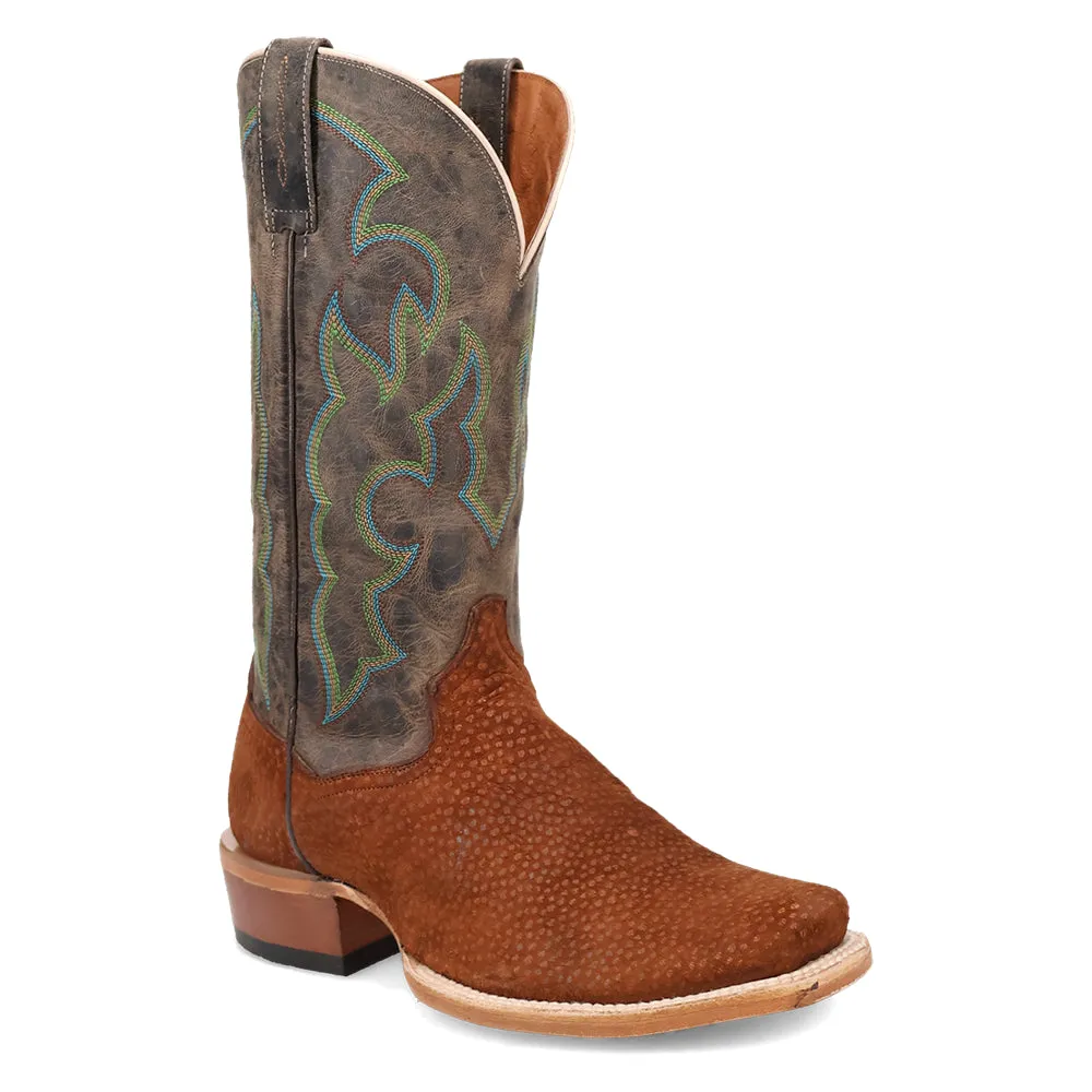 Cappy Carpincho Embroidered Square Toe Cowboy Boots