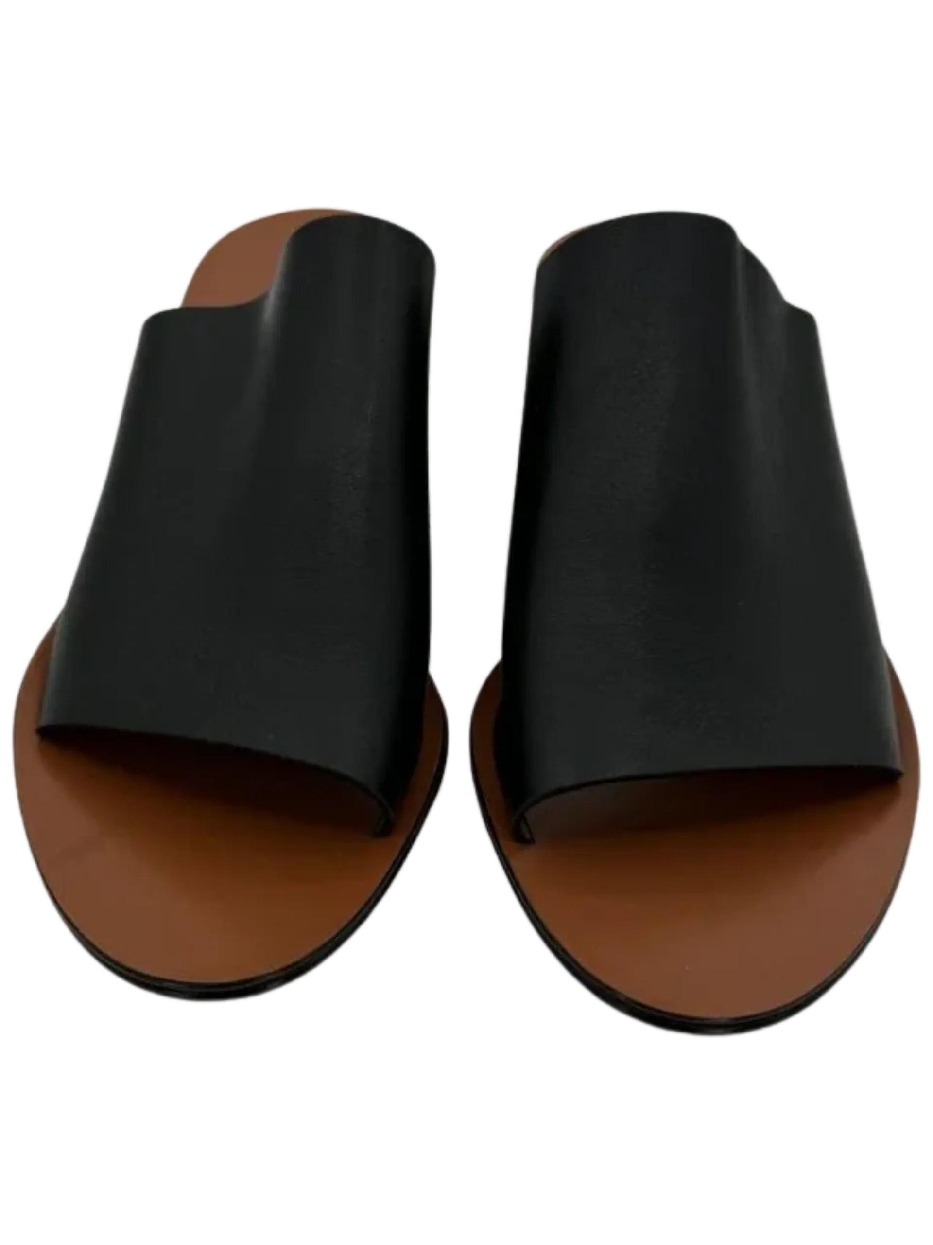 Chloe Qassie Leather Block-Heel Mule Sandal