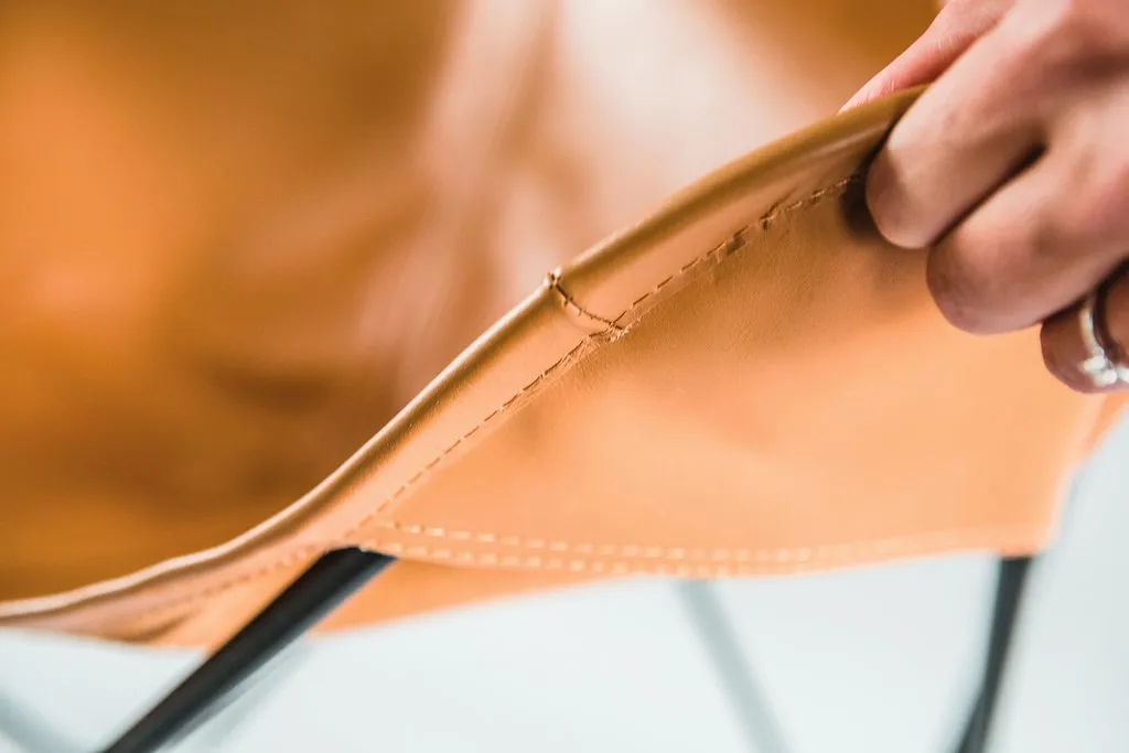 CUSTOM LEATHER COVERS FOR BUTTERFLY CHAIRS