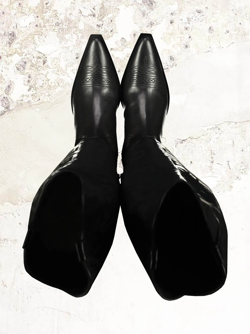 ENFANTS RICHES DÉPRIMÉS Black Cowboy Boots