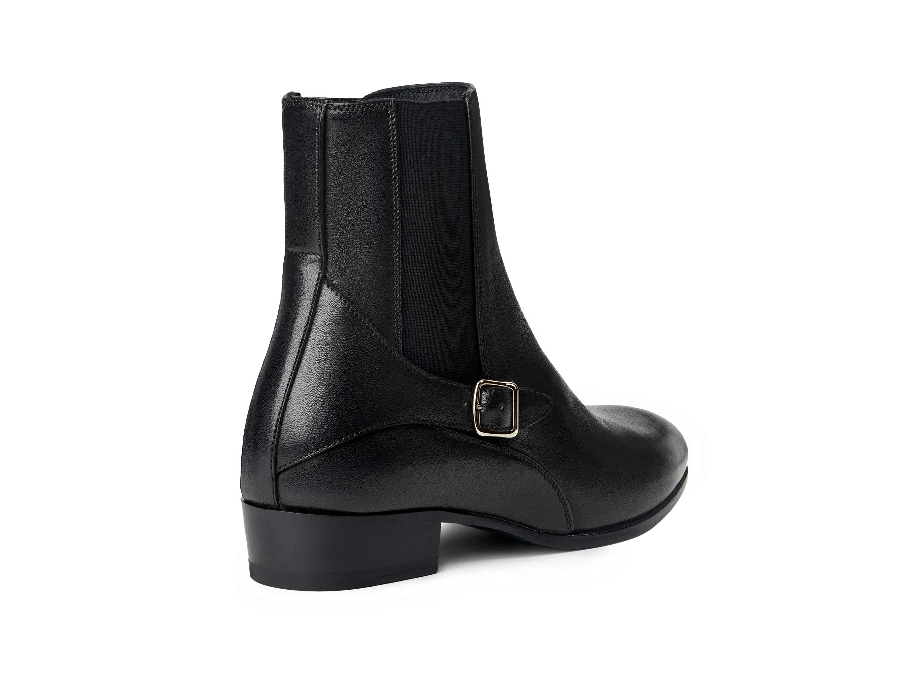 Hopper Boots in Black Dream Calf