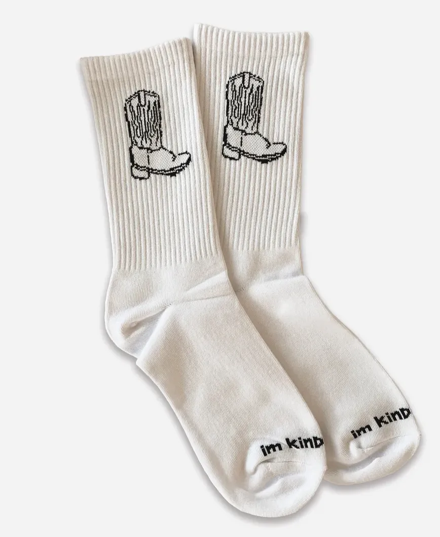 I'm Kinda Busy Cowboy Socks