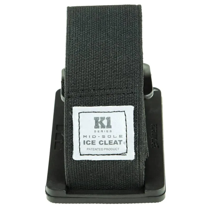 K1 SERIES MID-SOLE ICE CLEATS - HIGH PROFILE - BLACK STRAP