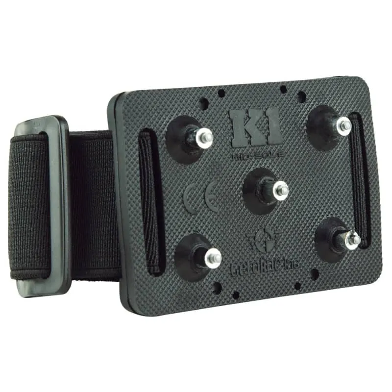 K1 SERIES MID-SOLE ICE CLEATS - HIGH PROFILE - BLACK STRAP