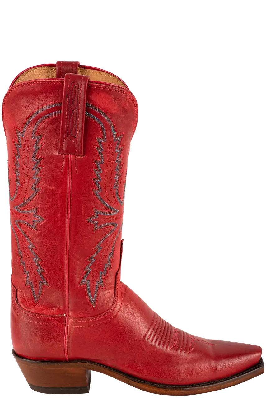 Lucchese Savannah Cowgirl Boots - Red