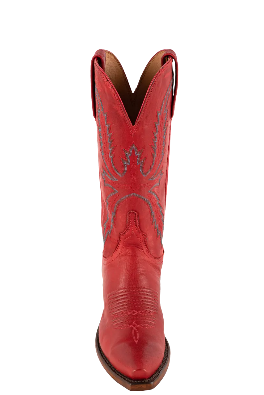 Lucchese Savannah Cowgirl Boots - Red