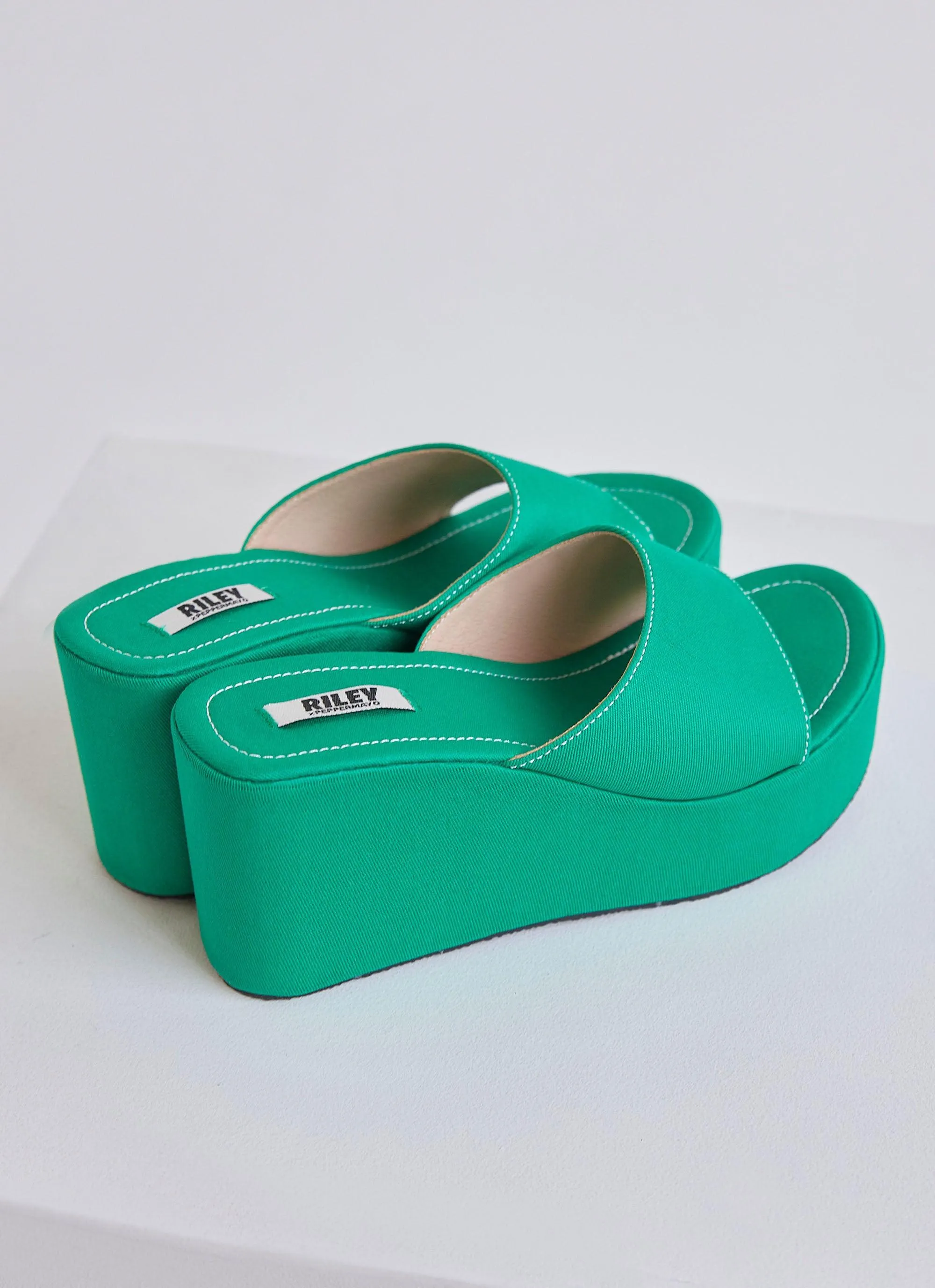 Matcha Me Mule Heel - Military Green
