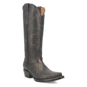 Online Exclusive | Dingo | Athena Leather Boot in Black **PREORDER