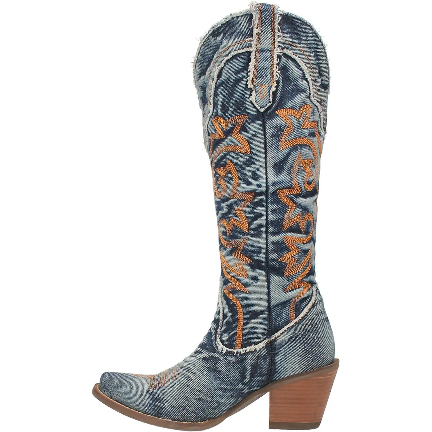 Online Exclusive | Dingo | Texas Tornado Cowboy Boot in Denim Blue  **PREORDER