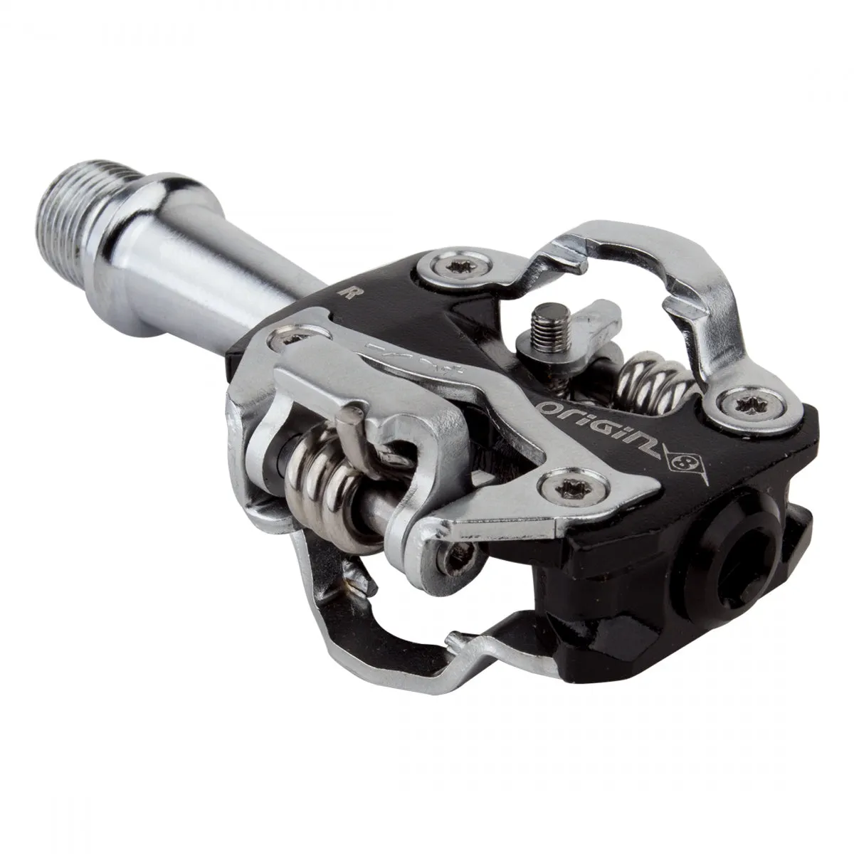 ORIGIN 8 MTB DBL CLPLS 9/16 BK/GY