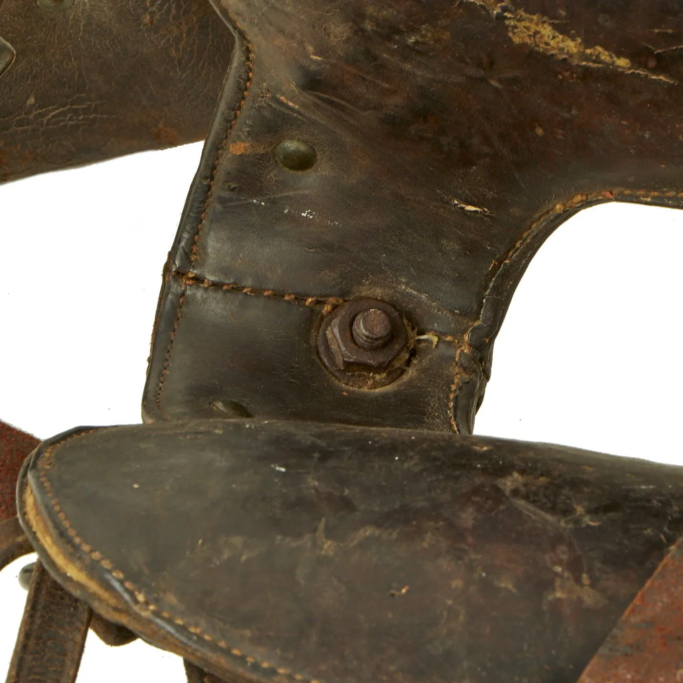 Original U.S. WWI Cavalry McClellan Saddle with Saddle Bags