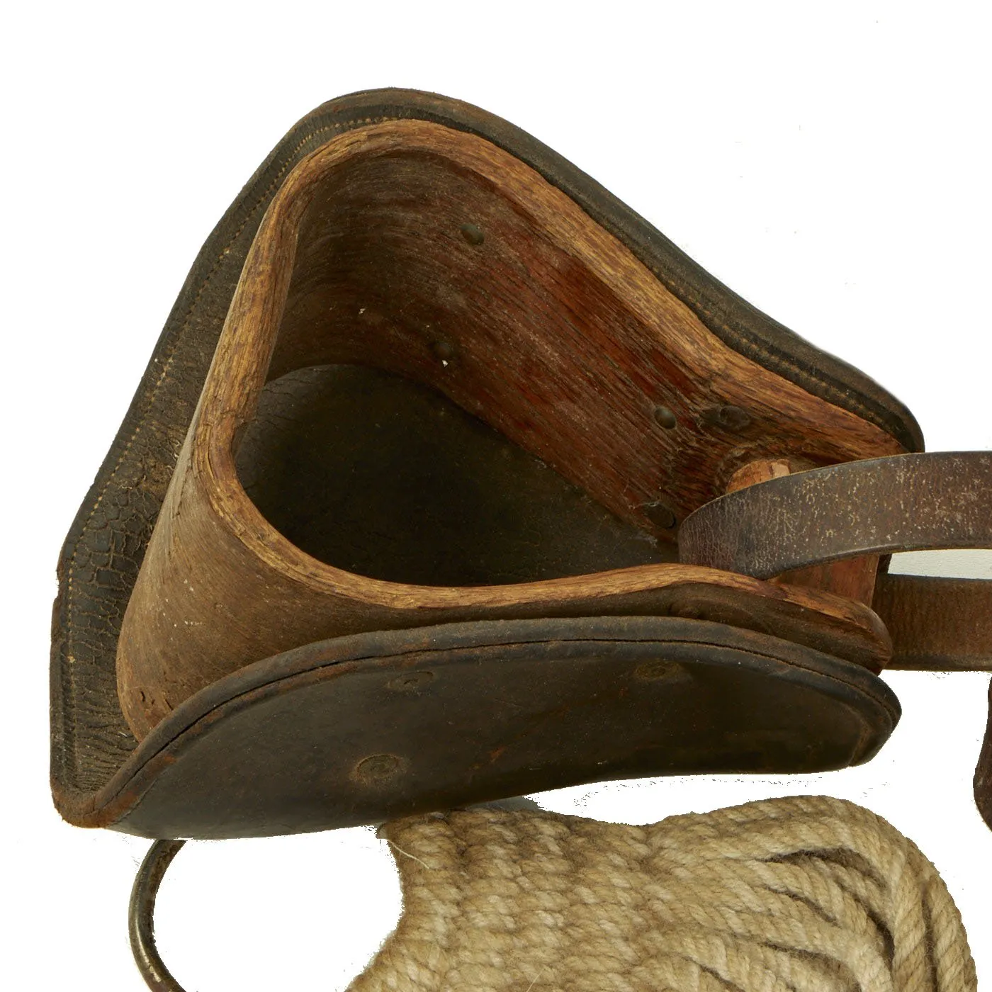 Original U.S. WWI Cavalry McClellan Saddle with Saddle Bags
