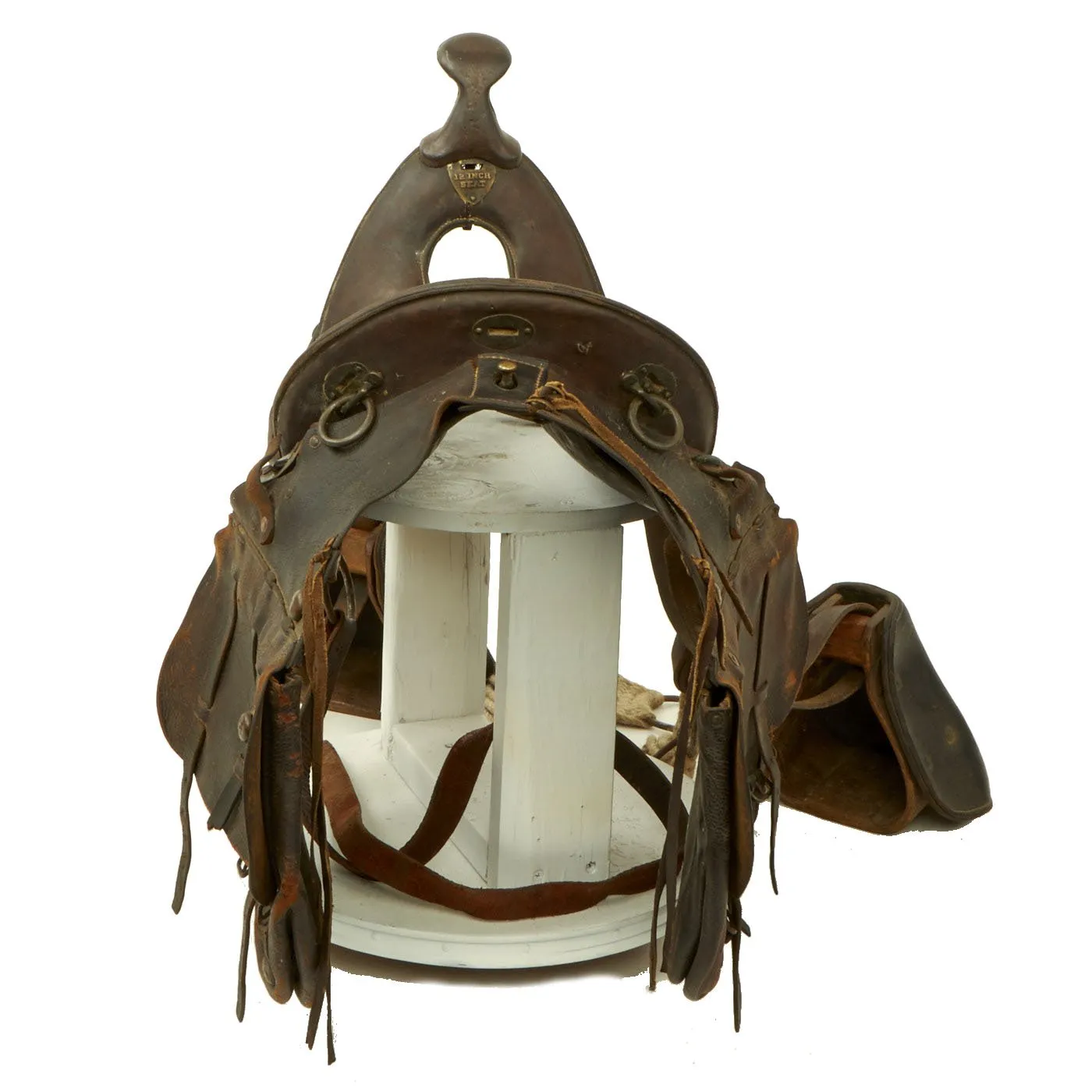 Original U.S. WWI Cavalry McClellan Saddle with Saddle Bags