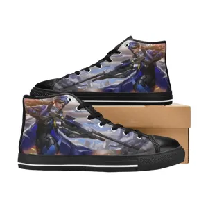 Overwatch Shoes , Overwatch Ana Shoes High Top Sneakers for Kids and Adults