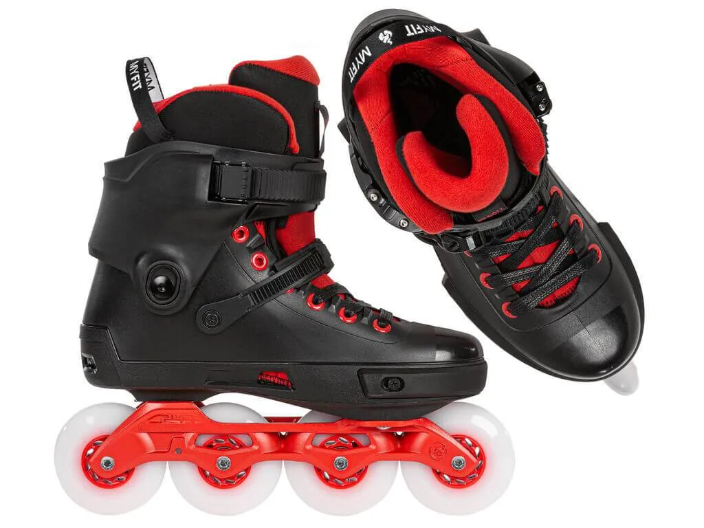 ✈️Powerslide Next 80 Black Red Skates