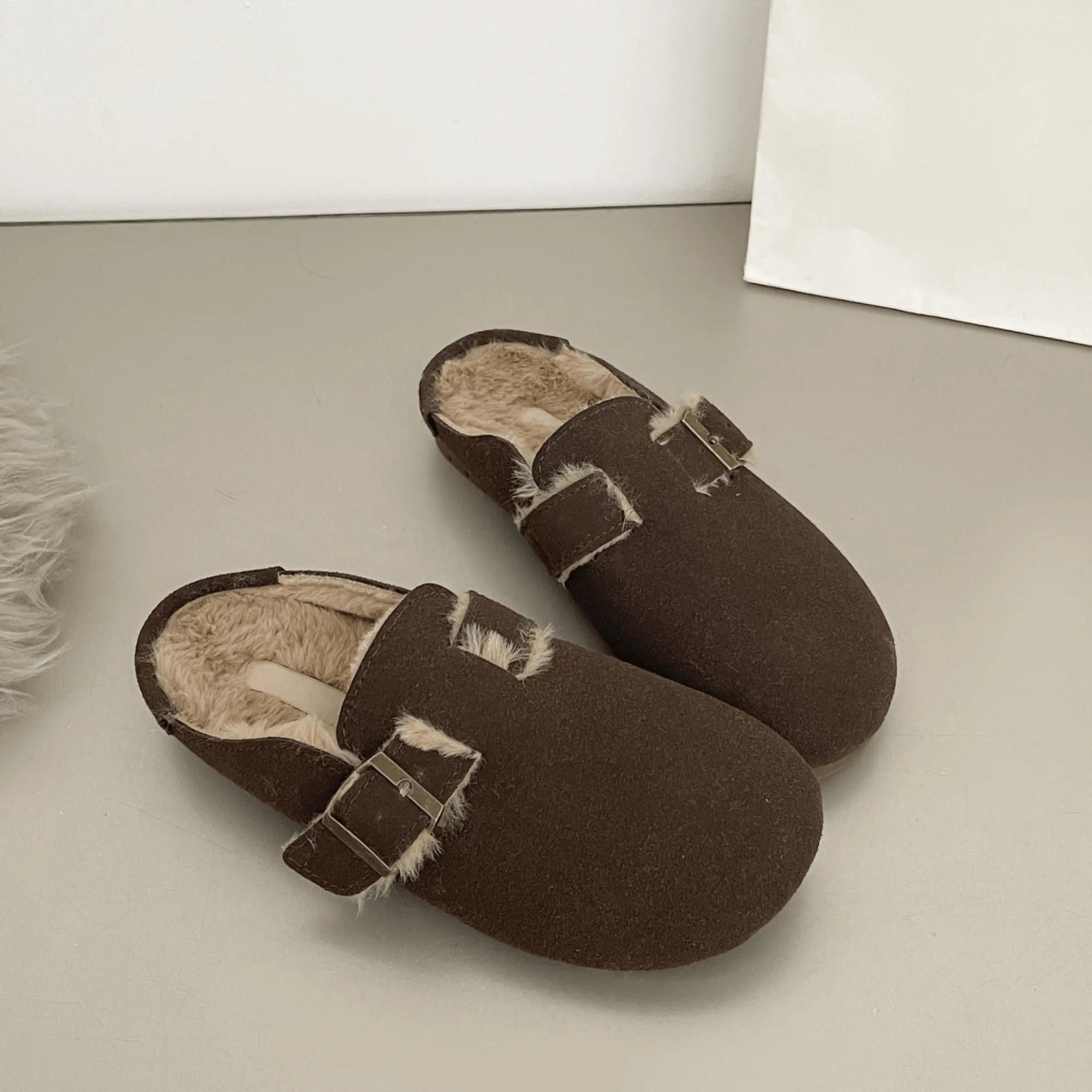 Pre Order:  Nudes Indoor Plush Mule