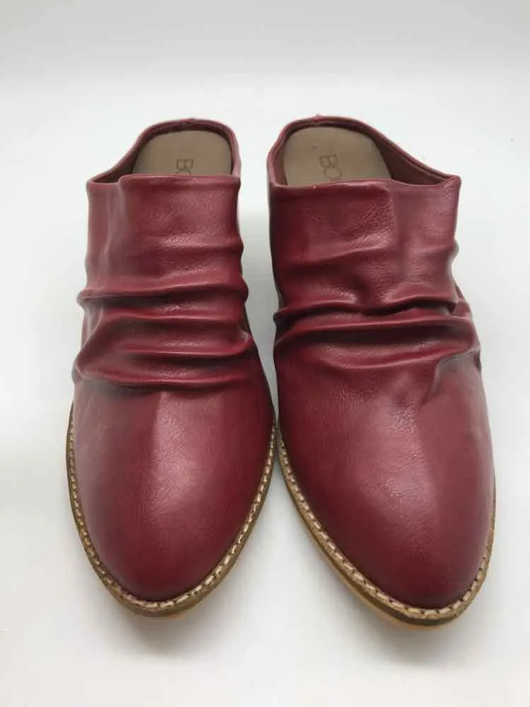 Pre-Owned Boutique Red Size 9 Mule Heels