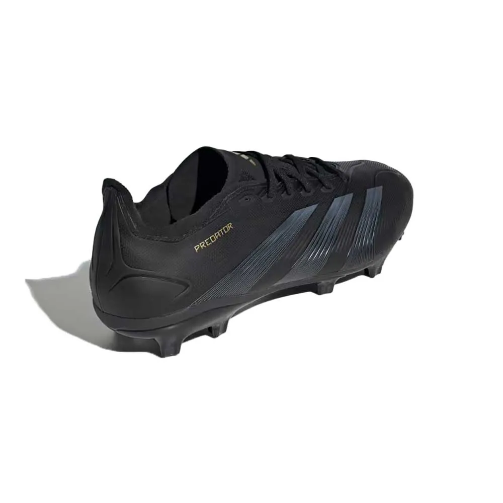 Predator League FG Soccer Cleats - Core Black/Carbon/Gold Metallic - Regular (D)