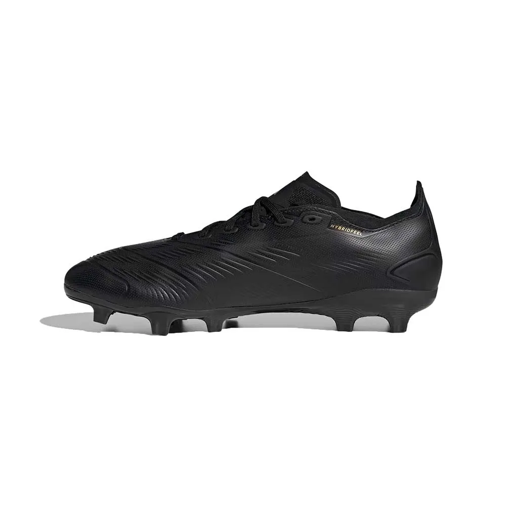 Predator League FG Soccer Cleats - Core Black/Carbon/Gold Metallic - Regular (D)