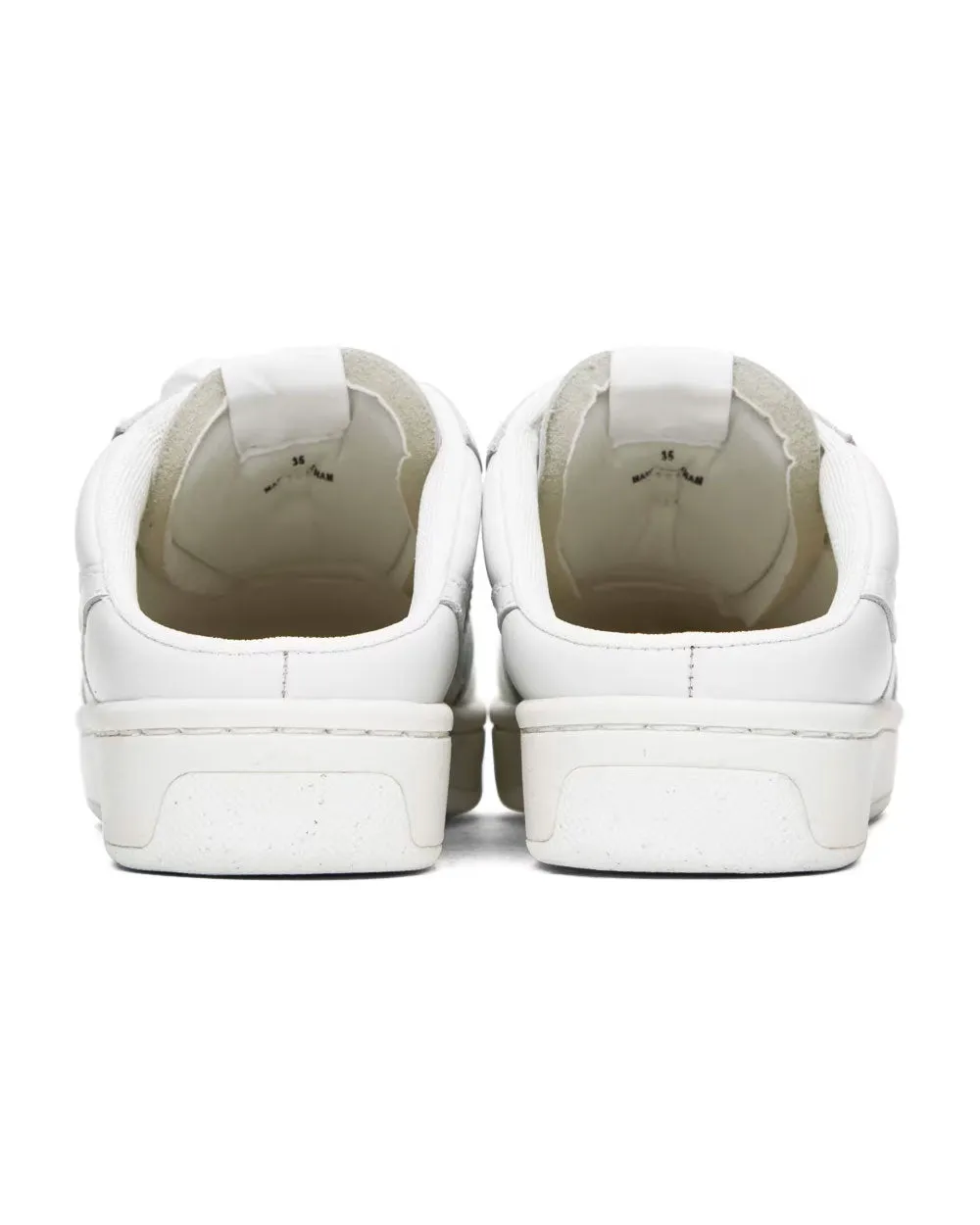 Retro Court Mule in White