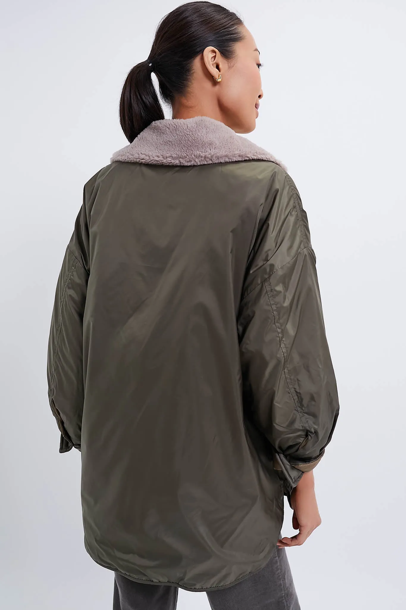 Reversible Kaki Drava Jacket