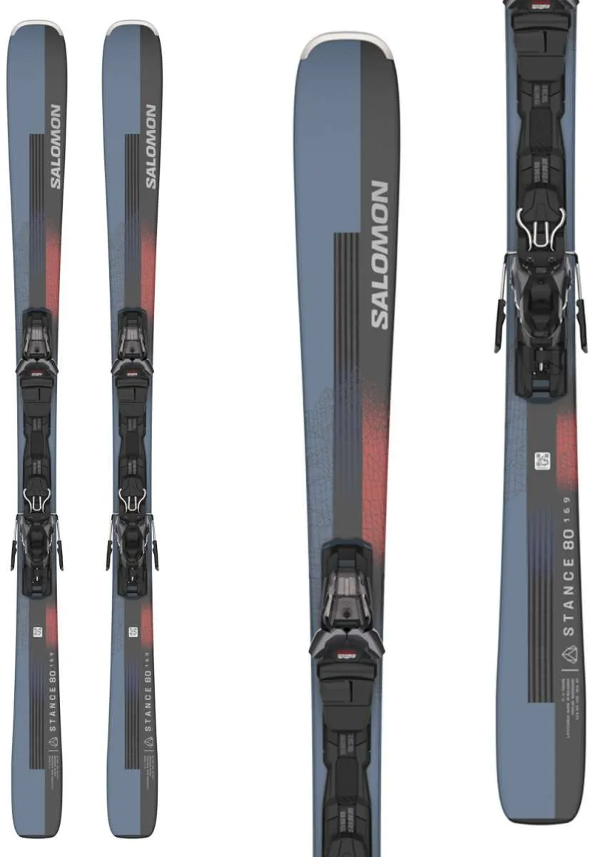 Salomon Stance 80 System Skis With M11 GW Ski Bindings 2024