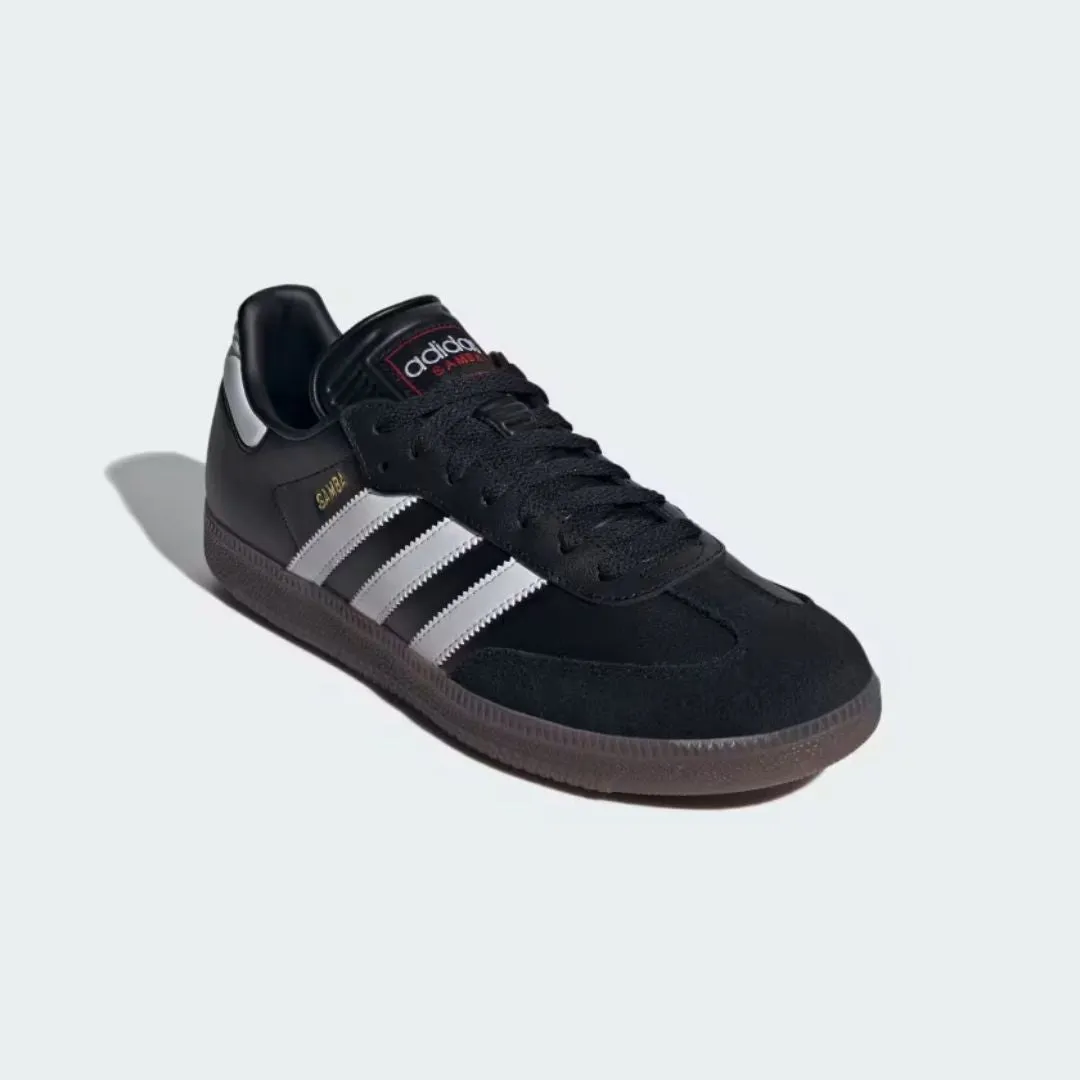 Samba Indoor Soccer Shoes (Core Black   Cloud White   Vivid Red)