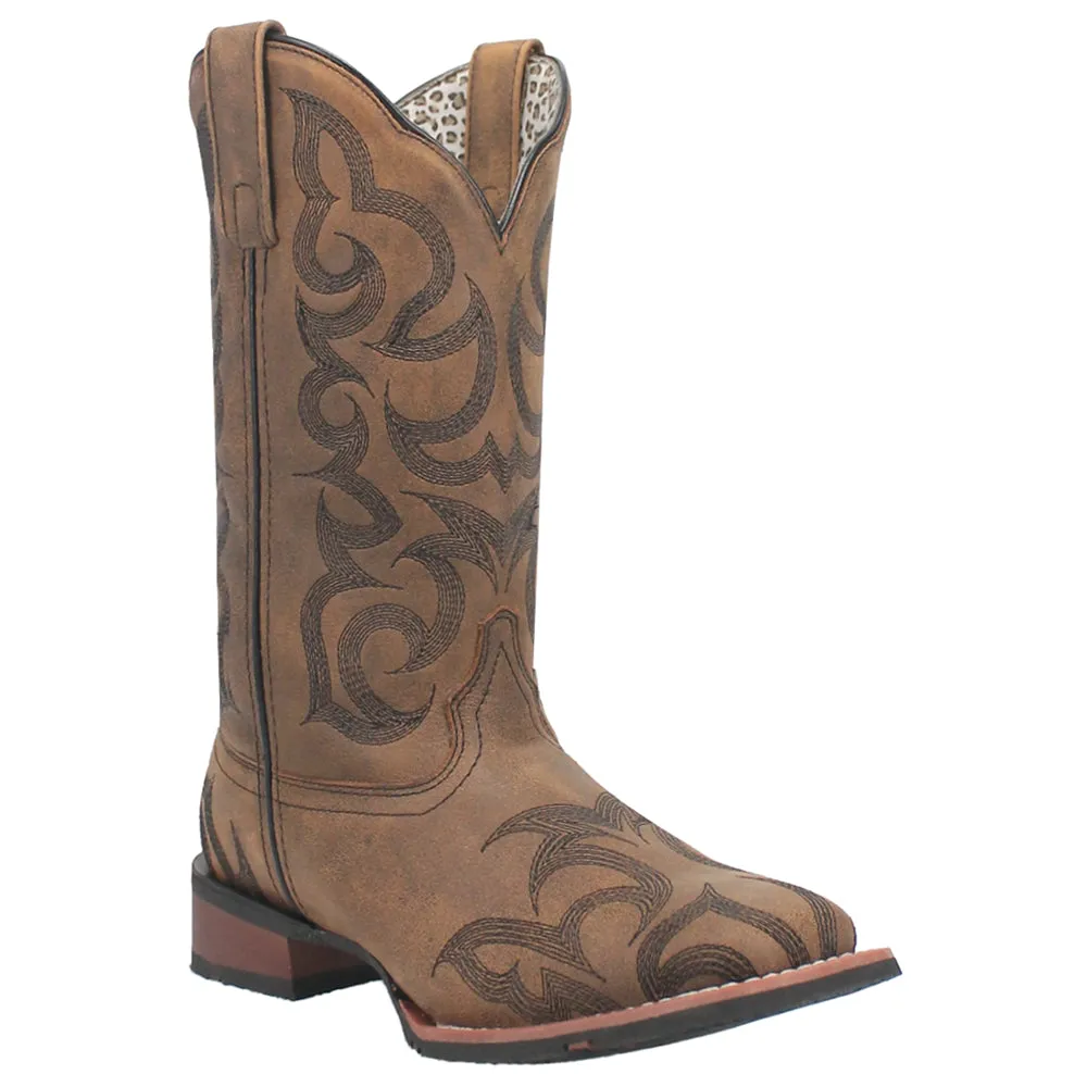 Sariah Embroidery Square Toe Cowboys Boots