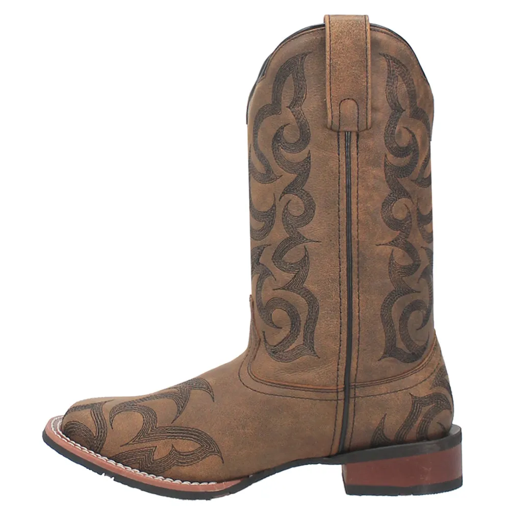 Sariah Embroidery Square Toe Cowboys Boots