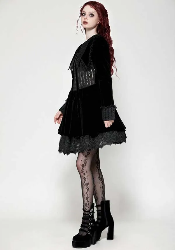Velvet Patchwork | SCHOOLGIRL DRESS