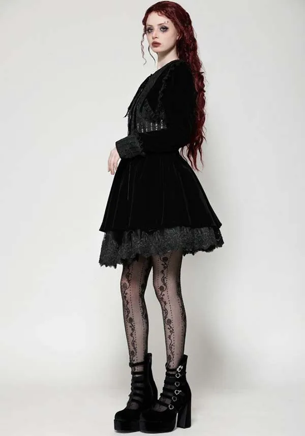 Velvet Patchwork | SCHOOLGIRL DRESS