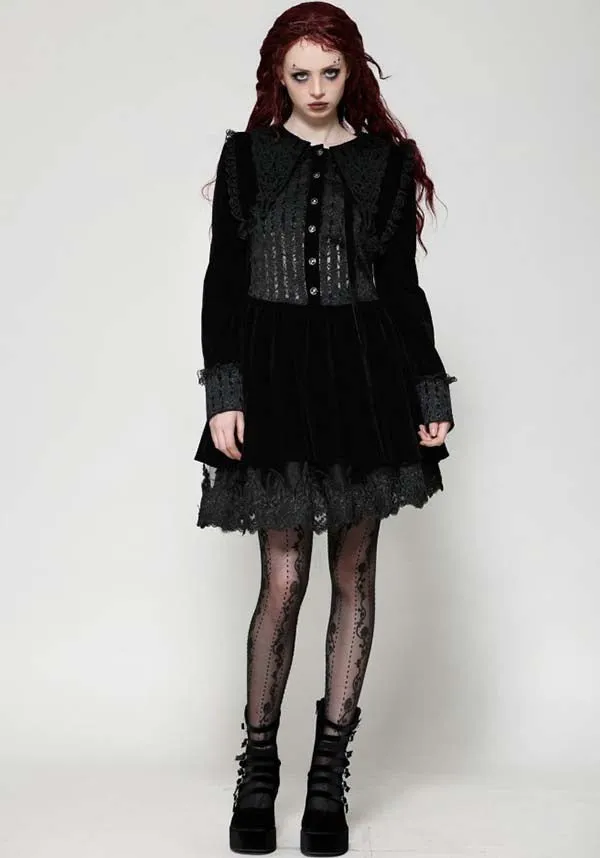 Velvet Patchwork | SCHOOLGIRL DRESS
