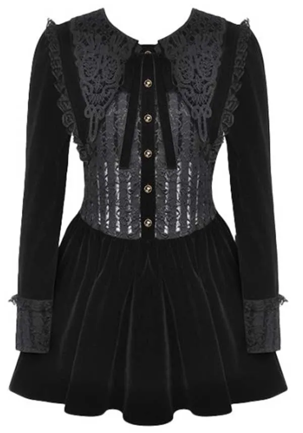 Velvet Patchwork | SCHOOLGIRL DRESS