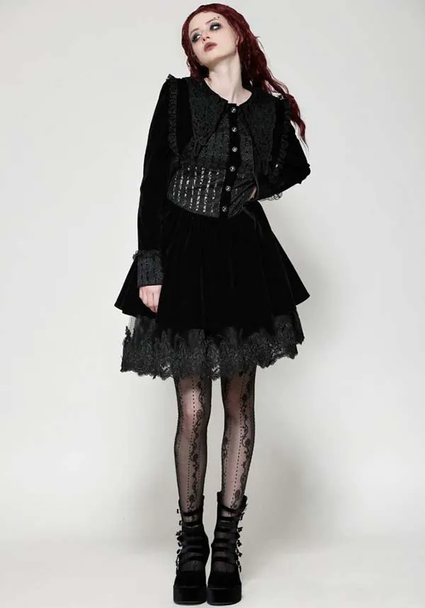 Velvet Patchwork | SCHOOLGIRL DRESS