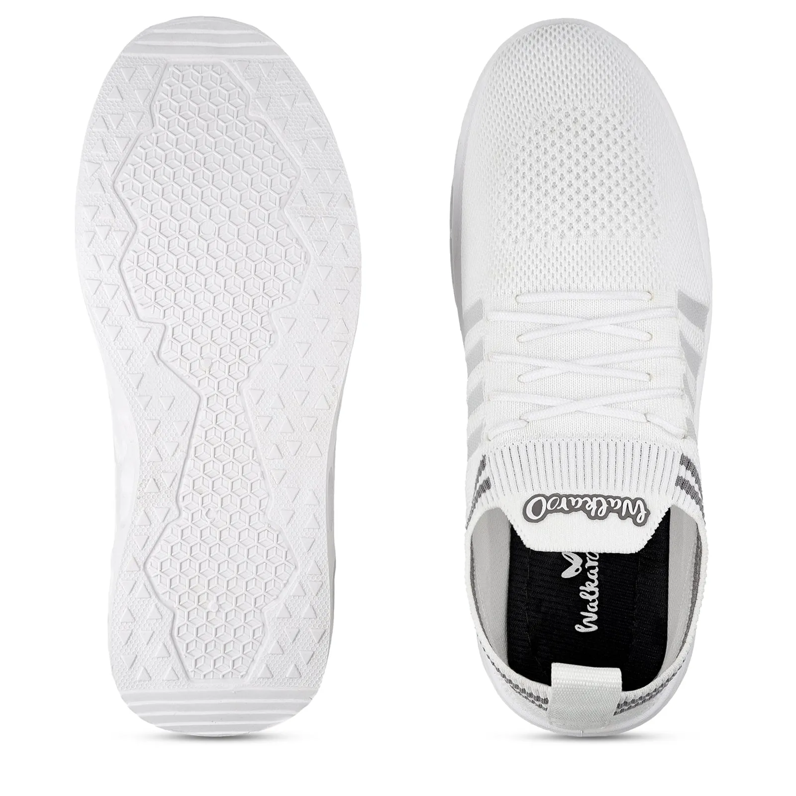 Walkaroo Men Walking Shoes - WY3316 White