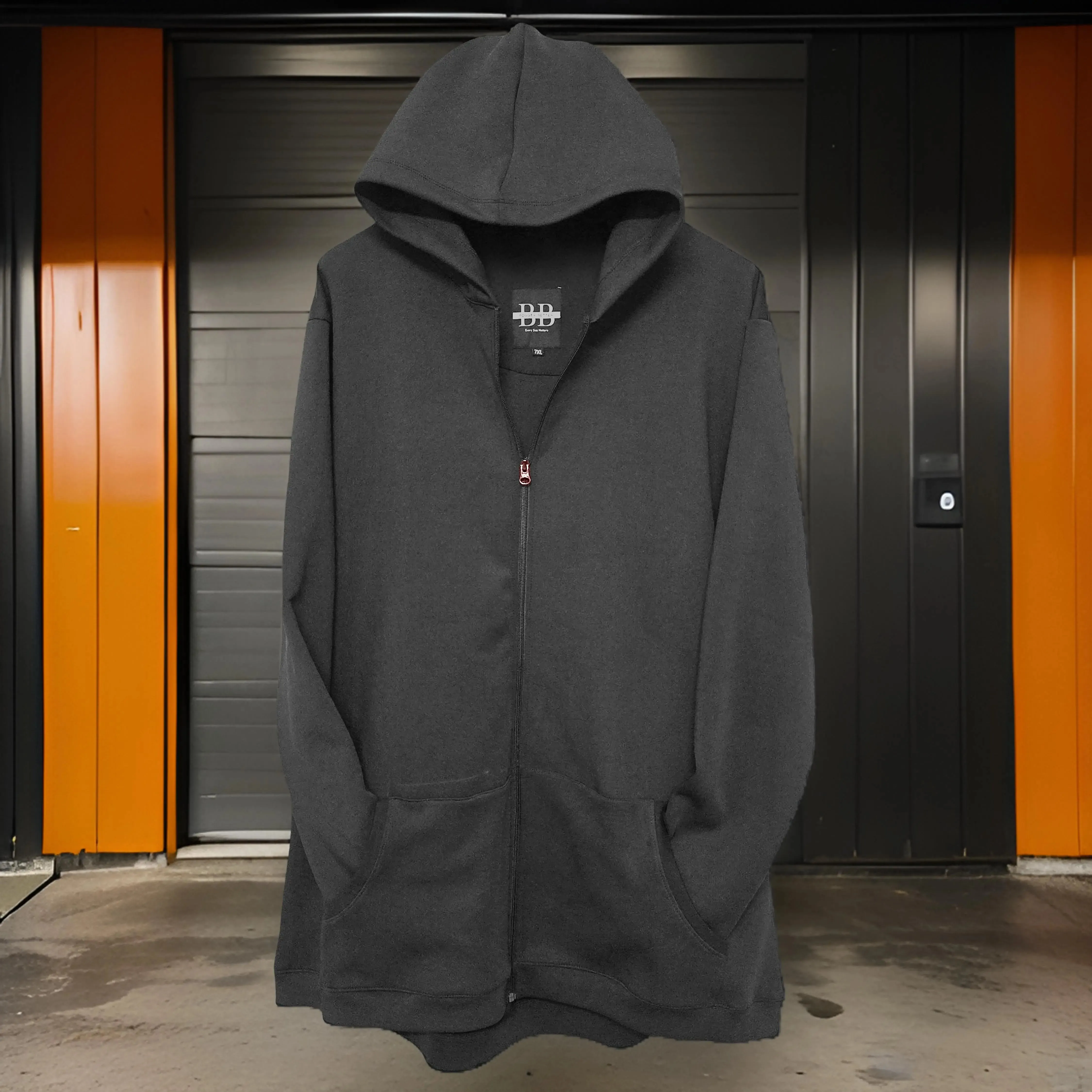 Winter Gunmetal Grey Hoodie