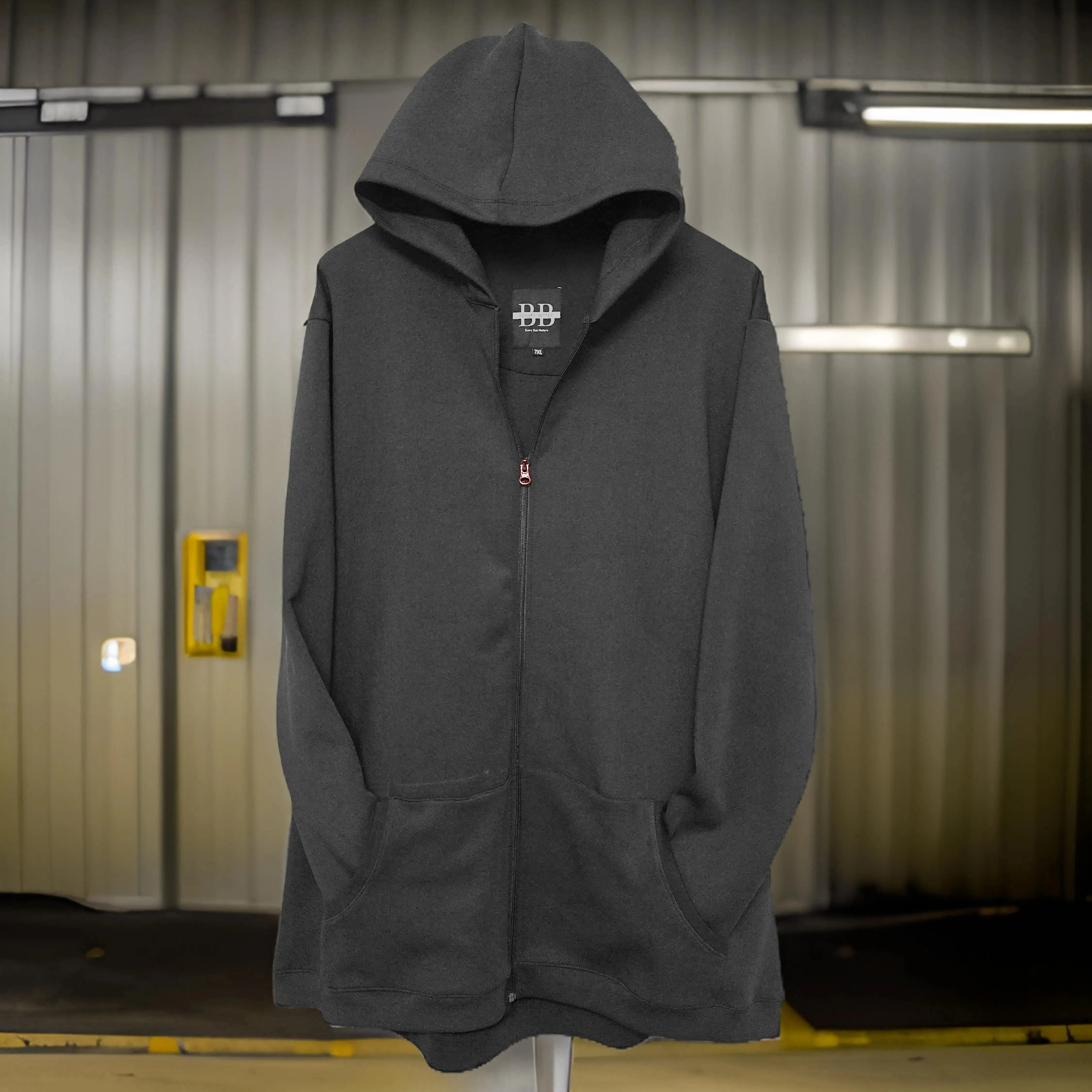 Winter Gunmetal Grey Hoodie