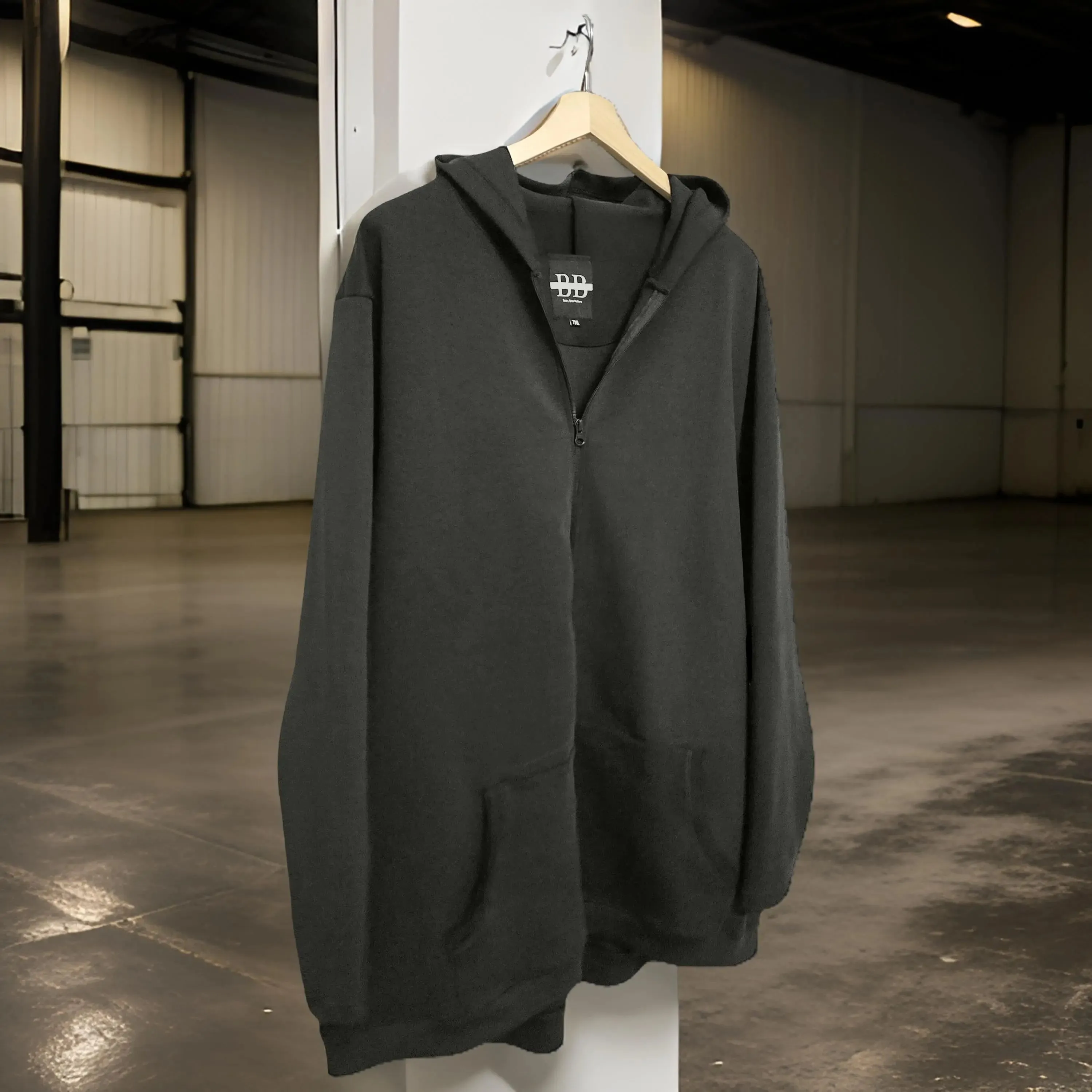 Winter Gunmetal Grey Hoodie